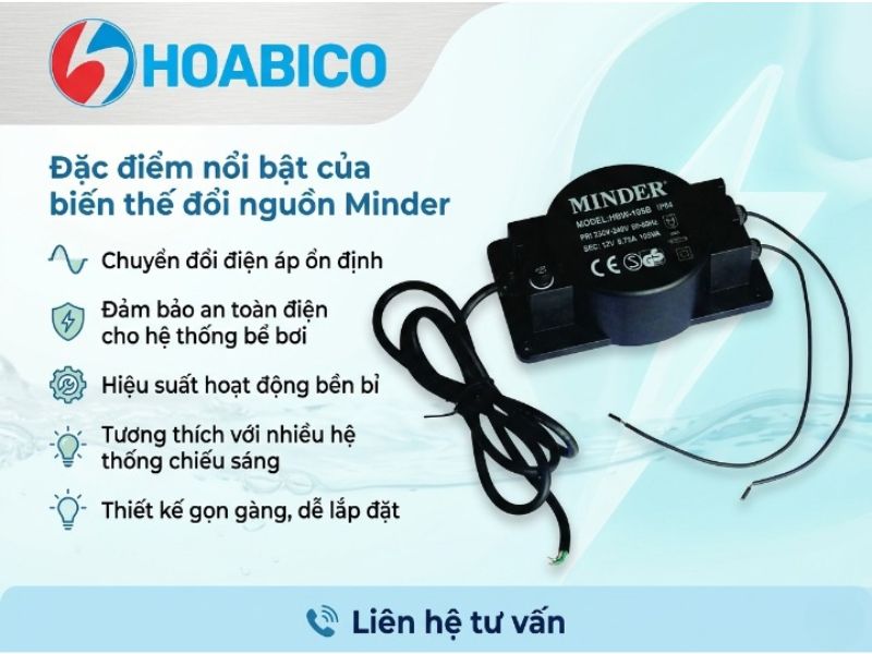 Biến thế đổi nguồn Minder