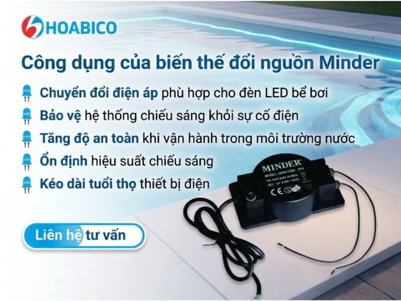 Biến thế đổi nguồn Minder