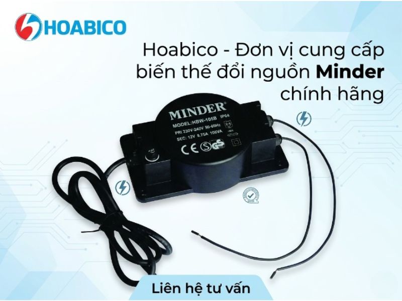 Biến thế đổi nguồn Minder