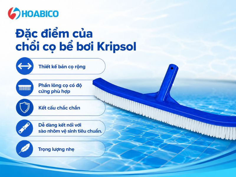 chổi cọ bể bơi Kripsol