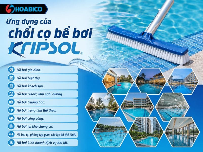 chổi cọ bể bơi Kripsol