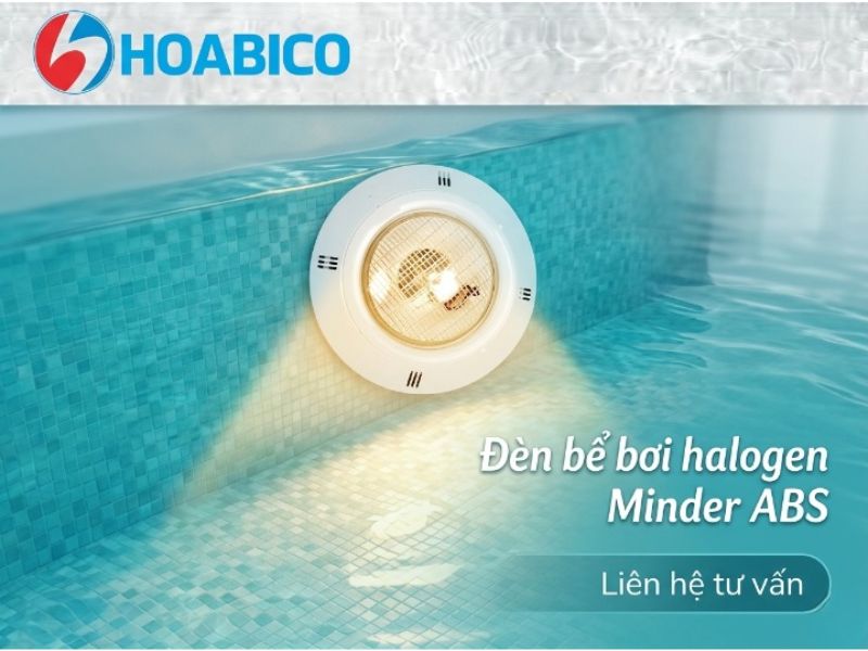 đèn bể bơi halogen Minder ABS