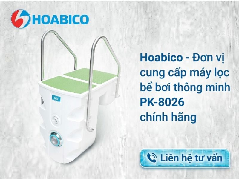 máy lọc bể bơi thông minh PK-8026