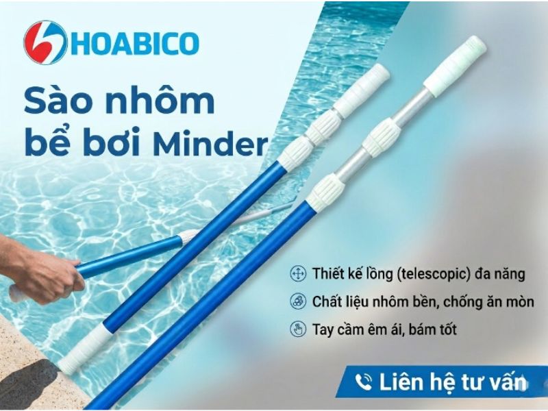 Sào nhôm bể bơi Minder