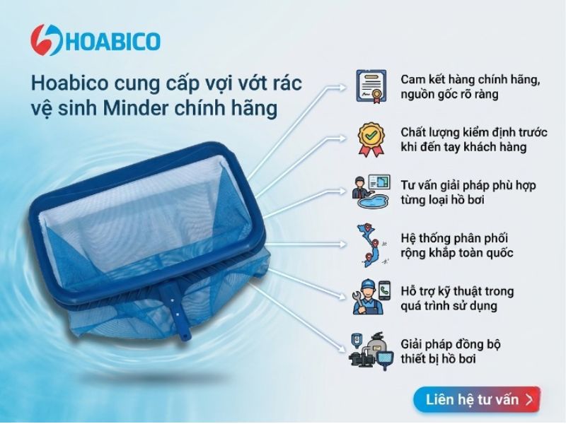 Vợt vớt rác vệ sinh Minder