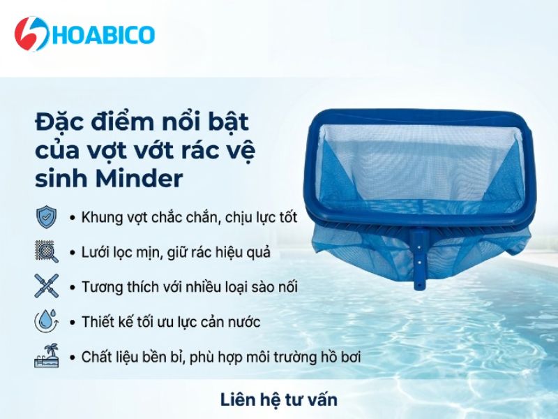 Vợt vớt rác vệ sinh Minder