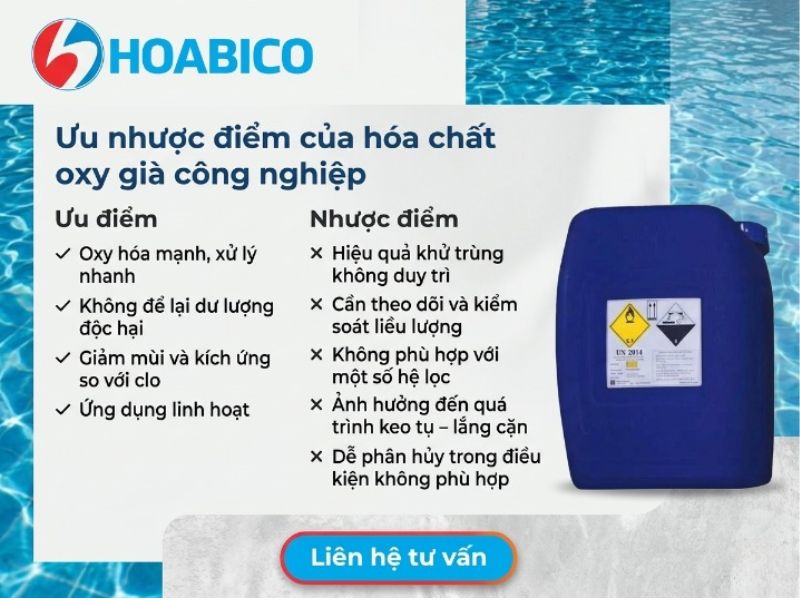 Hóa chất oxy già công nghiệp