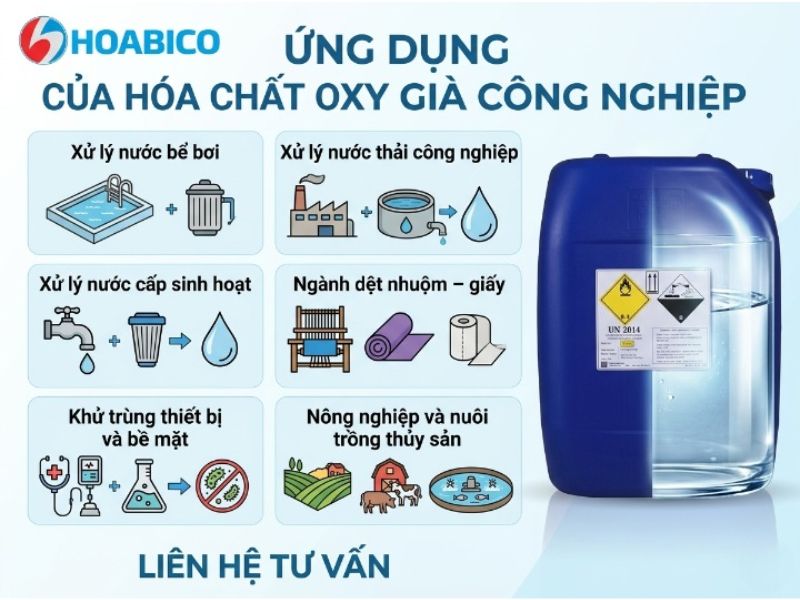 Hóa chất oxy già công nghiệp