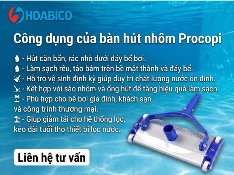 bàn hút nhôm Procopi