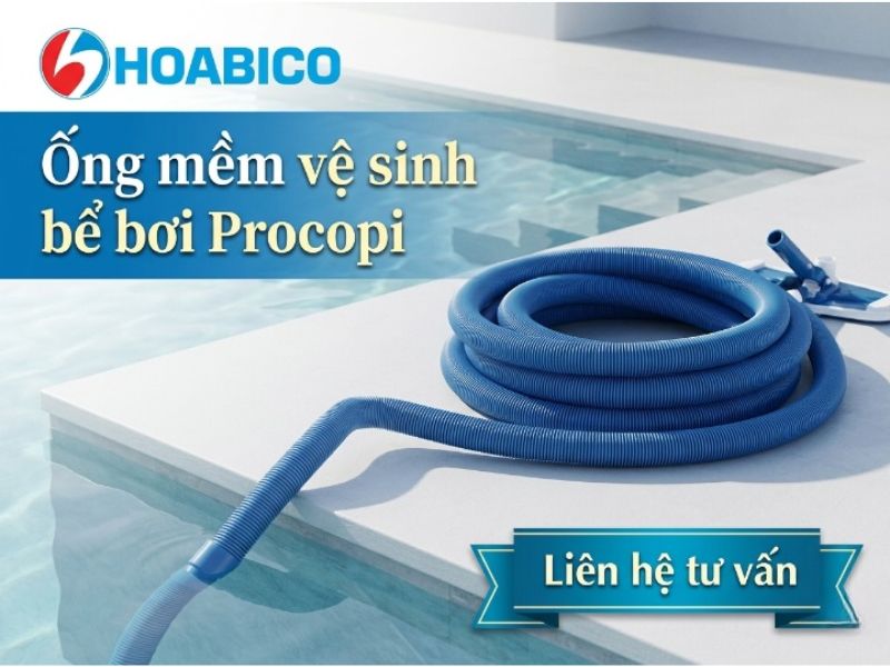 Ống mềm vệ sinh bể bơi Procopi