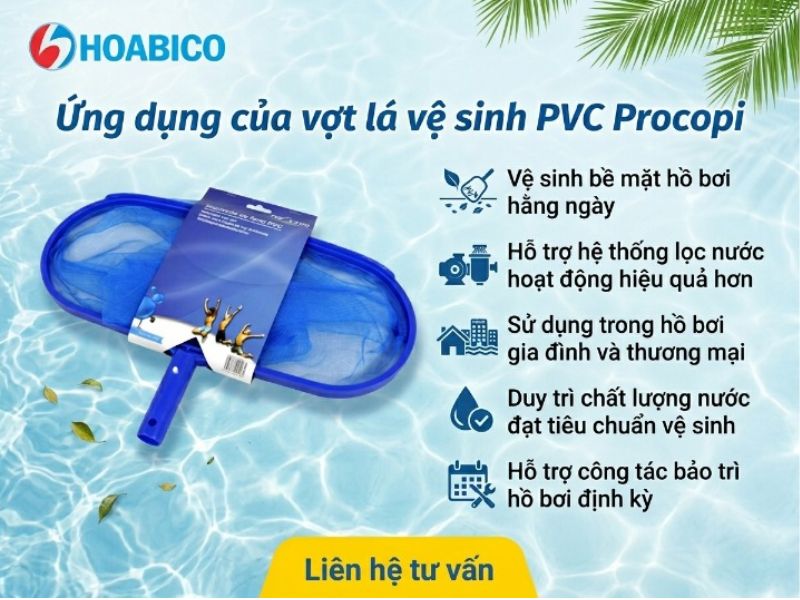 Vợt lá vệ sinh PVC Procopi
