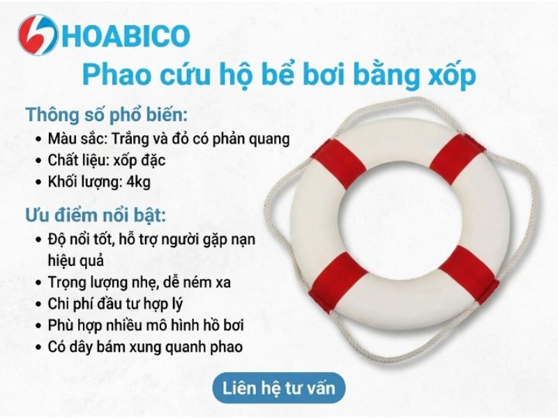 Phao cứu hộ bể bơi