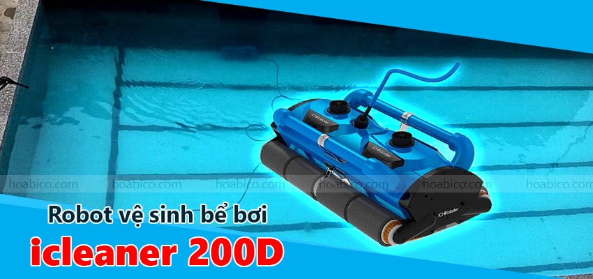 Robot vệ sinh bể bơi icleaner 200D - Hoabico