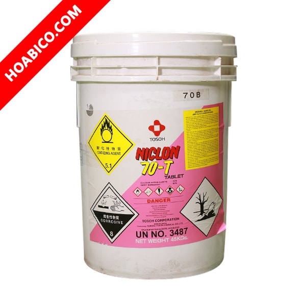 Sản phẩm hóa chất Chlorine Trung Quốc (70%) - Hoabico