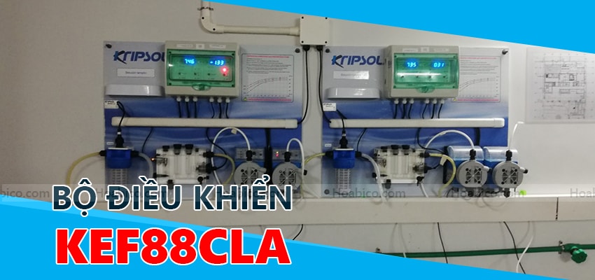 Bộ điều khiển kiểm tra hóa chất bể bơi Kripsol KEF88CLA - Hoabico