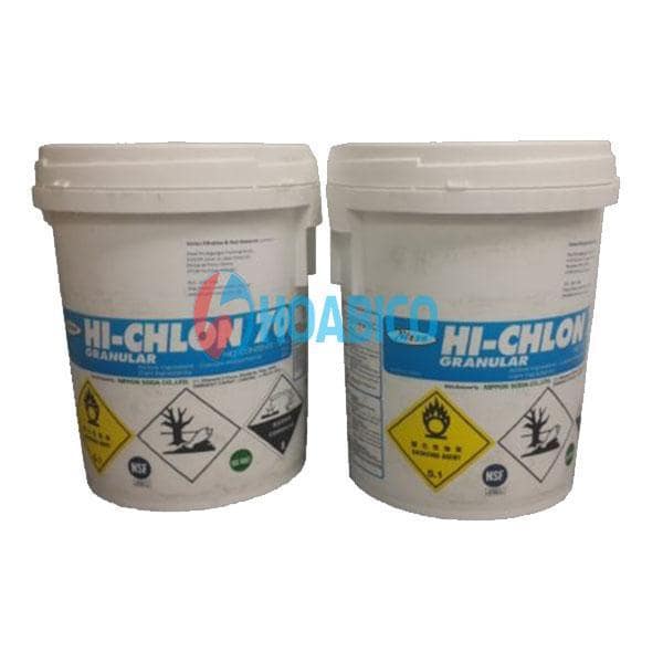 Hóa chất Chlorine Nippon chuyên xử lý nước bể bơi - Hoabico