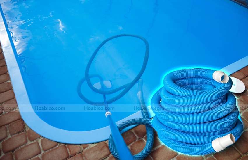 Ứng dụng sản phẩm ống mềm hút vệ sinh bể bơi Midas