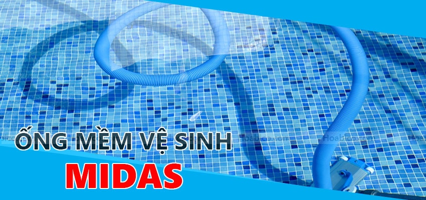 Ống mềm hút vệ sinh bể bơi Midas - Hoabico
