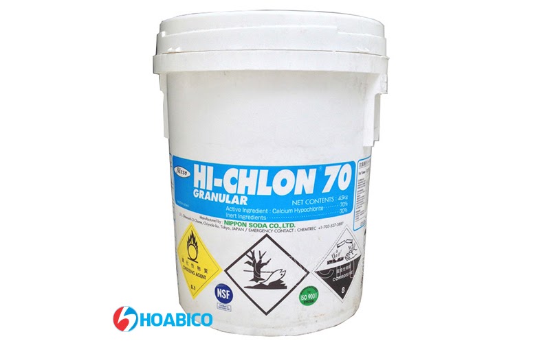 Sản phẩm hóa chất Chlorine 70% - Hoabico