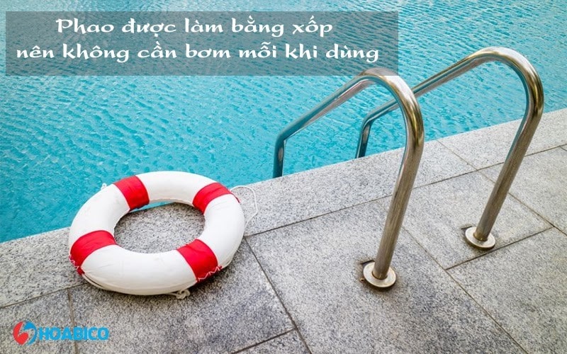Phao cứu hộ bể bơi bằng xốp - TOP 10 thiết bị cứu hộ bể bơi chuyên dụng