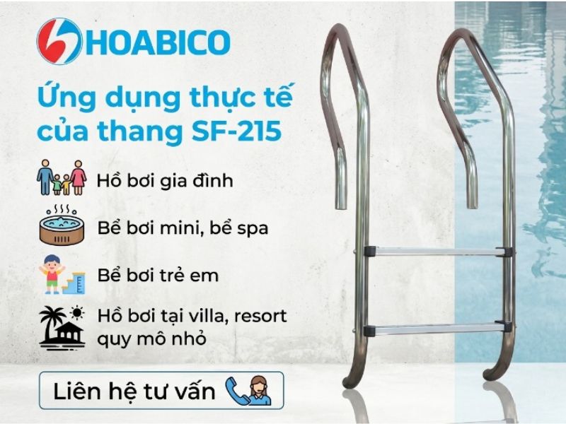 Thang bể bơi SF-215