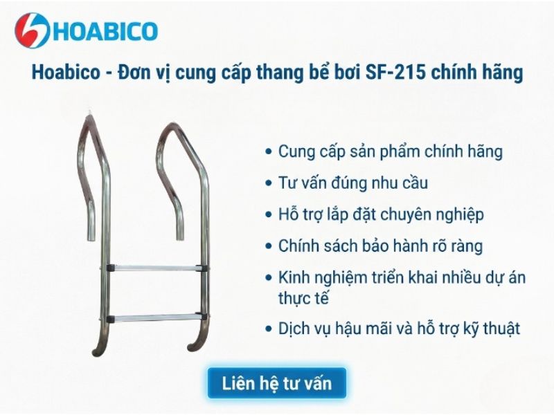 Thang bể bơi SF-215