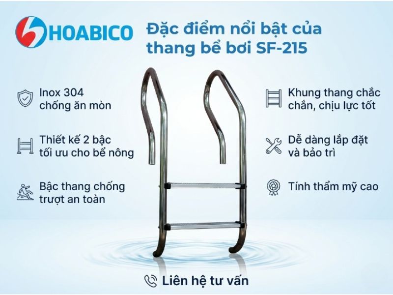 Thang bể bơi SF-215