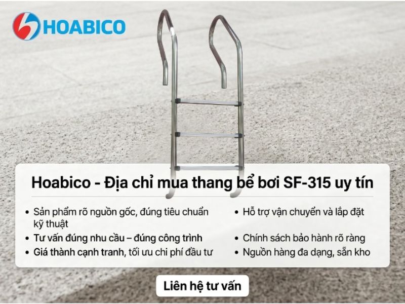 Thang bể bơi SF-315