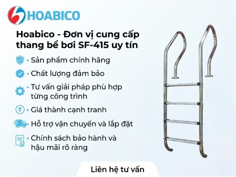 Thang bể bơi SF-415