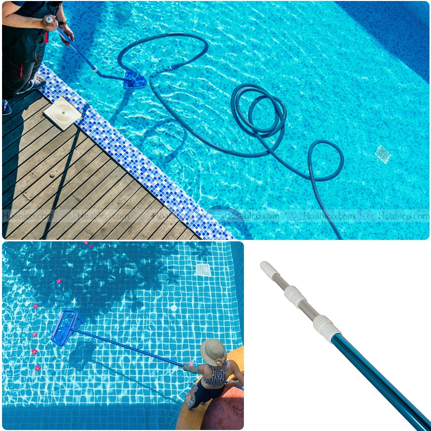 Ứng dụng sào nhôm bể bơi Procopi TP-1086 