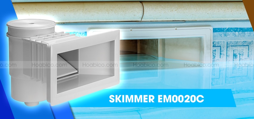 Skimmer hút nước mặt bể bơi EM0020C