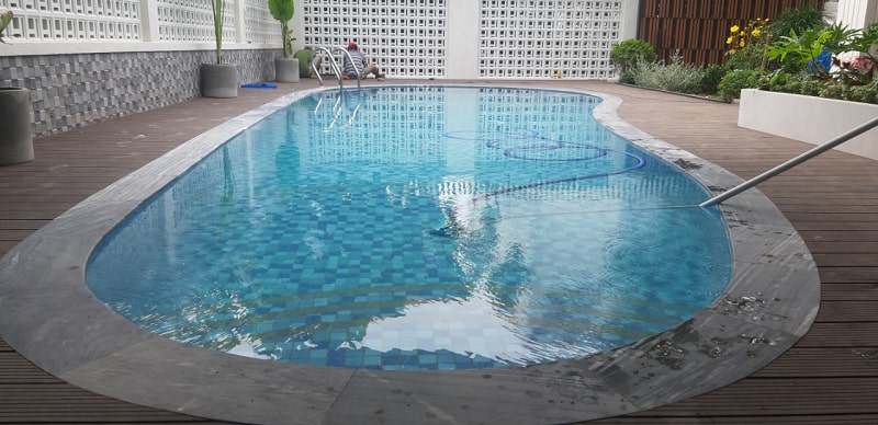 Công trình bể bơi chị Nguyệt, Quận 2, TP Hồ Chí Minh