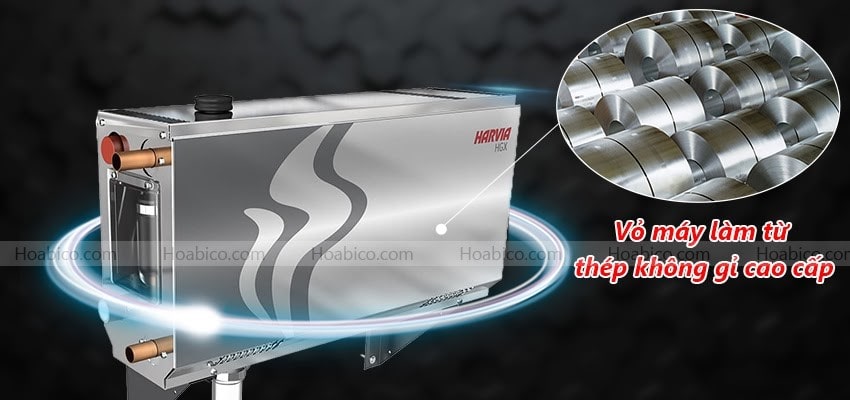 Thiết kế máy xông hơi ướt HARVIA HGX90 (Trung Quốc)