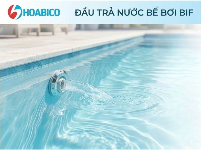 Đầu trả nước bể bơi BIF