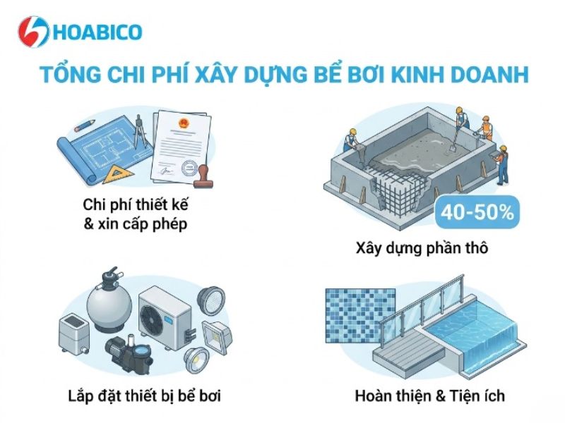 xây dựng bể bơi kinh doanh