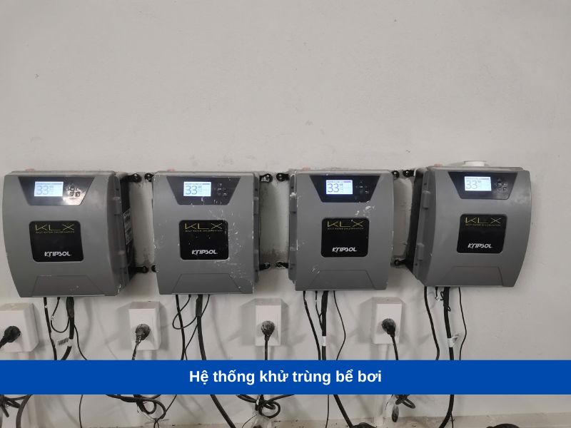 Hệ thống khử trùng bể bơi