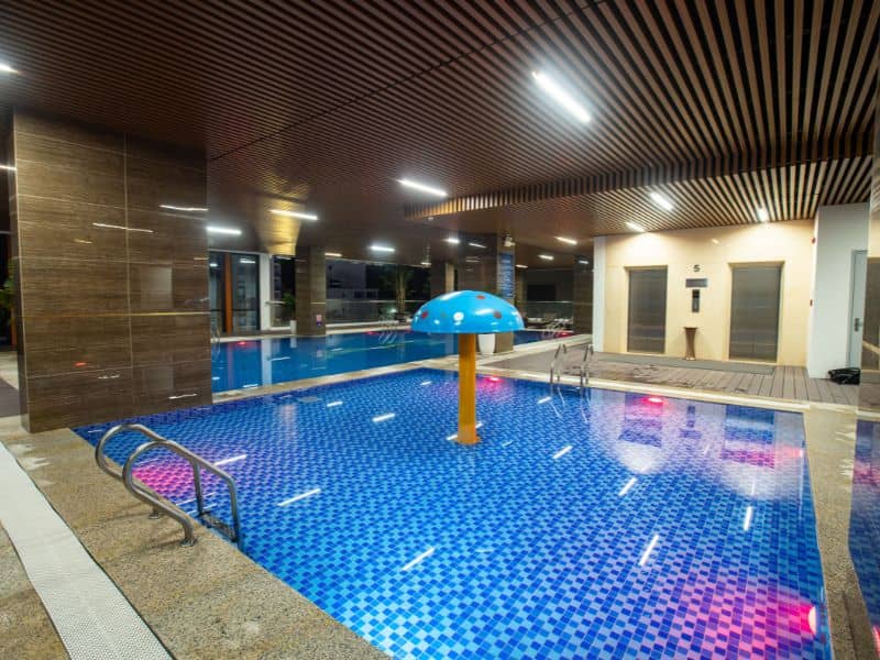 Thiết kế bể bơi bốn mùa - Chi phí xây hồ bơi bốn mùa