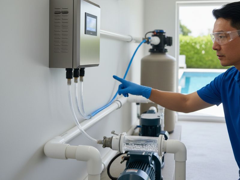 Cách làm sạch bể bơi không dùng hóa chất