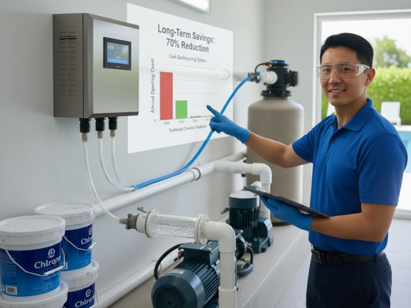 Cách làm sạch bể bơi không dùng hóa chất