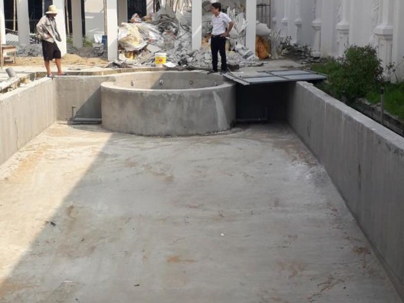 Hoabico bàn giao công trình thi công bể bơi tại Phường Vinh Hưng, Nghệ An