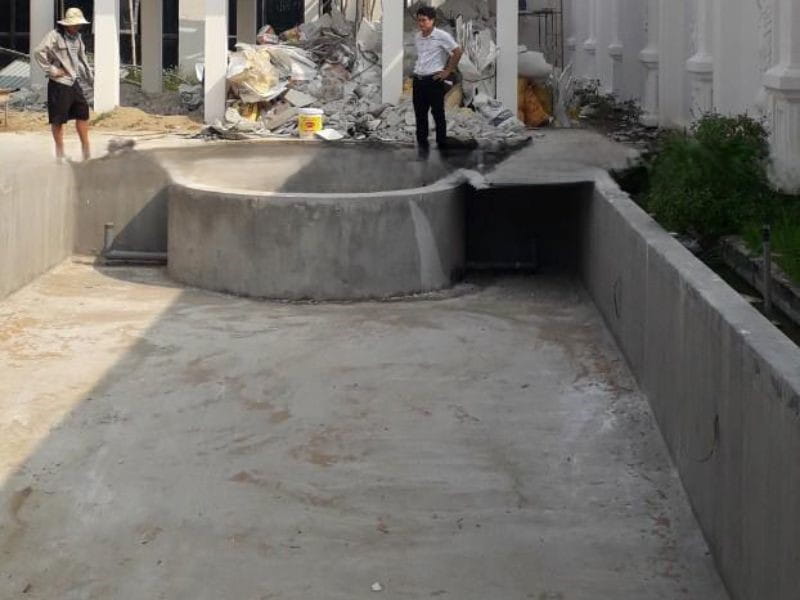 Hoabico bàn giao công trình thi công bể bơi tại Phường Vinh Hưng, Nghệ An