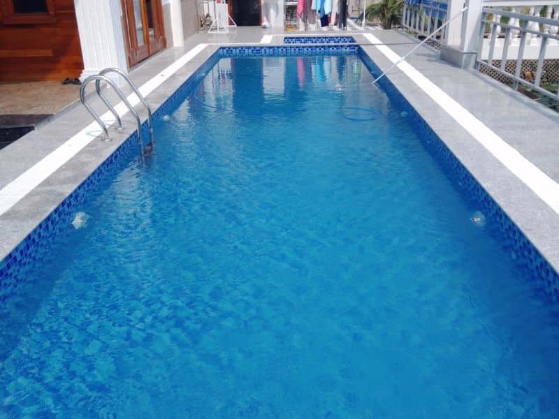 Hoabico bàn giao công trình thi công bể bơi cho chị Tuyền tại TP. Hồ Chí Minh
