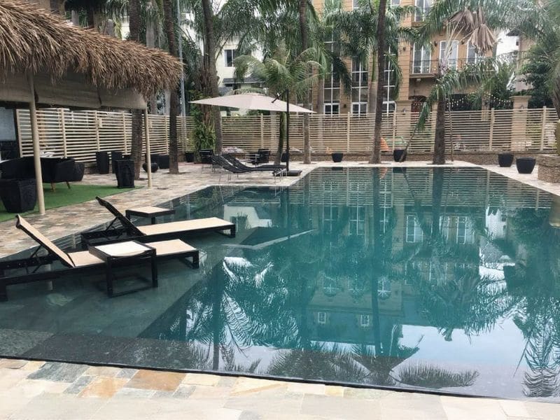 Hoabico bàn giao công trình thi công bể bơi cho biệt thự anh Pier tại TPHCM