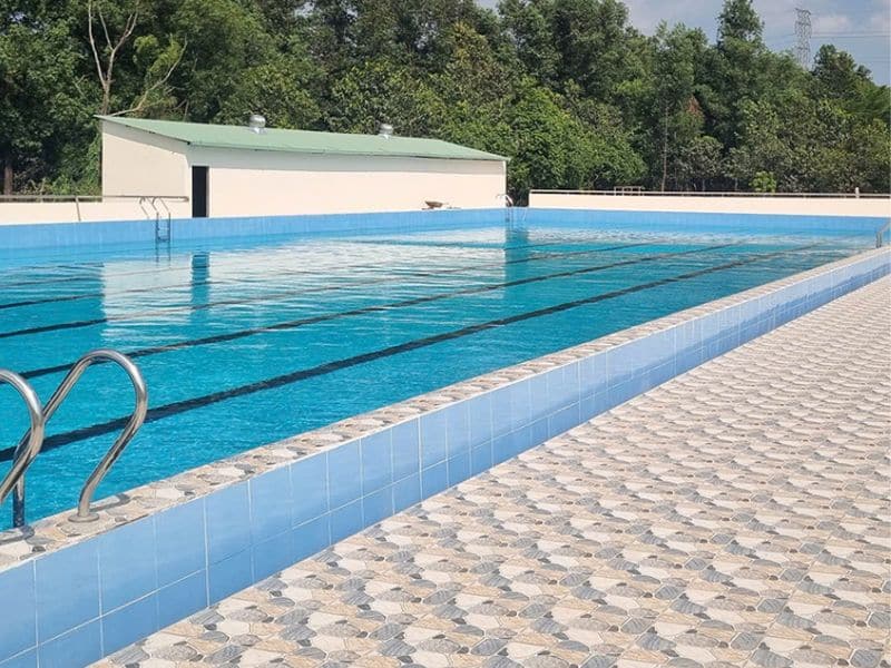 Hoabico bàn giao công trình thi công bể bơi huấn luyện tại Đồng Nai