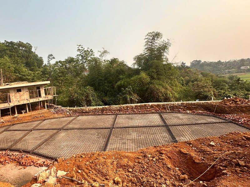 Hoabico bàn giao công trình thi công bể bơi tại Ba Vì