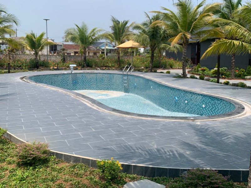 Hoabico bàn giao công trình thi công bể bơi tại Bình Sơn, Quảng Ngãi