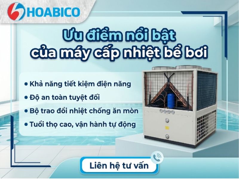 máy cấp nhiệt bể bơi
