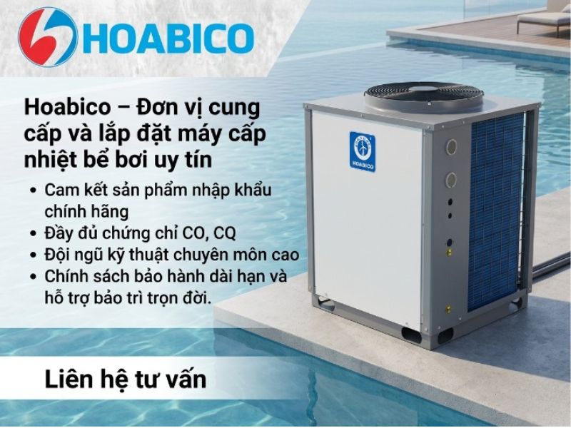 máy cấp nhiệt bể bơi