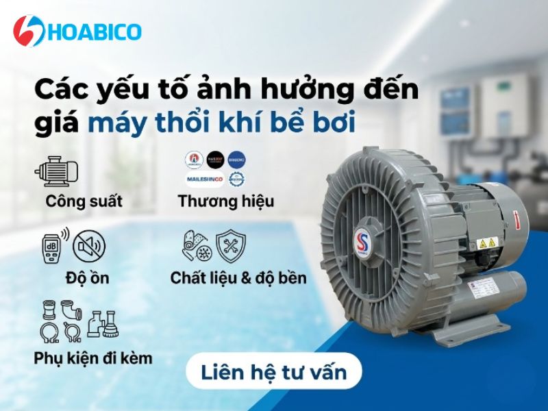 Máy thổi khí bể bơi 
