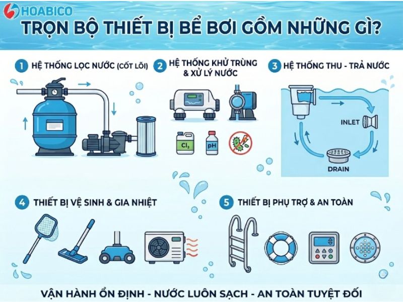thiết bị bể bơi